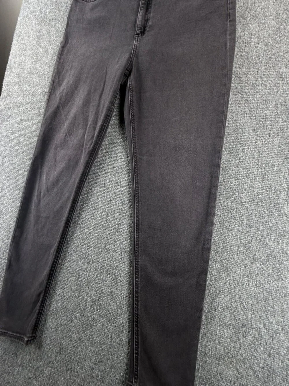 Rag & Bone Gray Nina High Rise Ankle Skinny Jeans Cotton Spandex ACTL 31X27